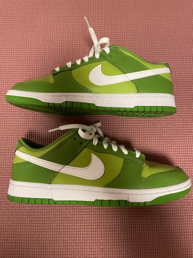 Nike Dunk Low "Chlorophyll/White/Vivid Green"
