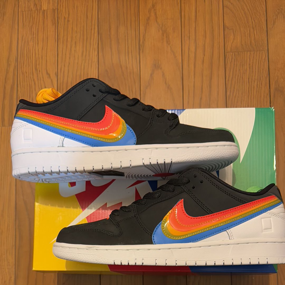 Polaroid × Nike SB Dunk Low Pro QS "Black/White"