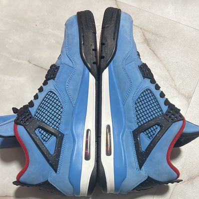 Travis Scott × Nike Air Jordan 4 Retro Cactus Jack "University Blue"