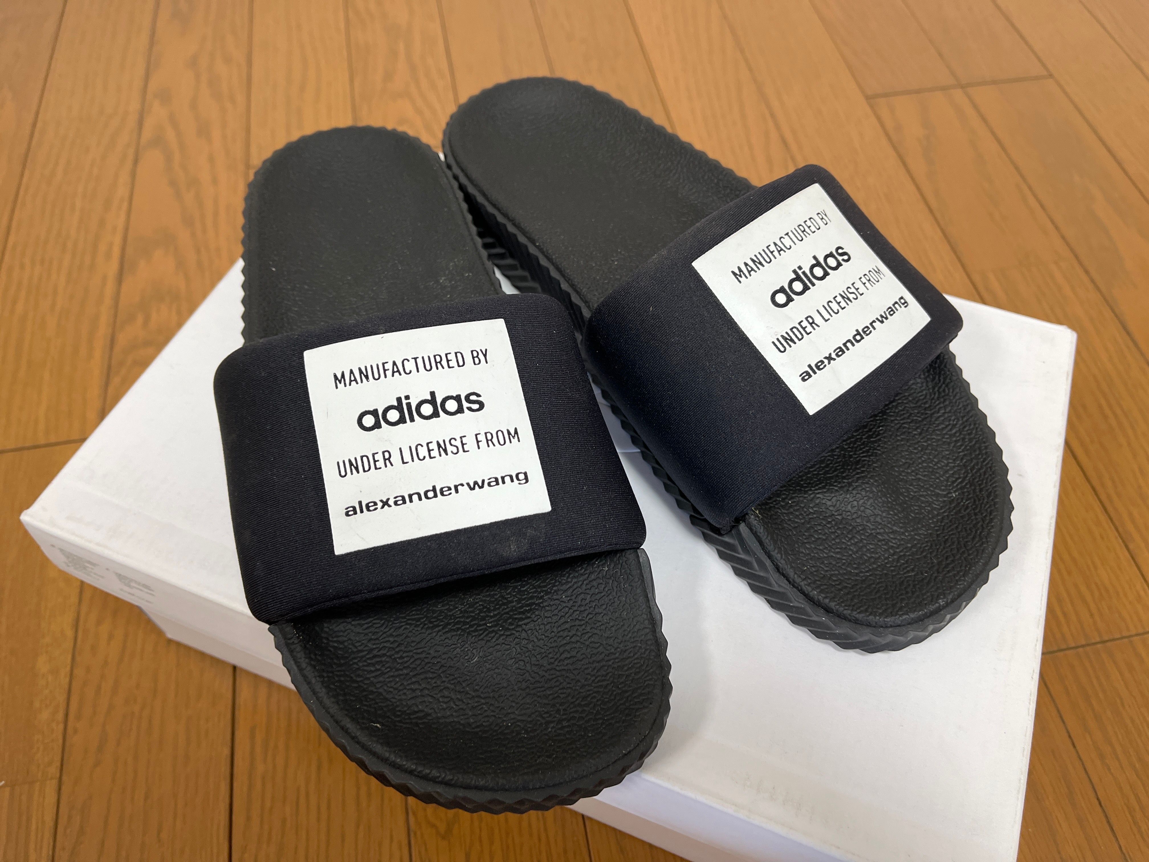 Alexander Wang × adidas Adilette "Black"