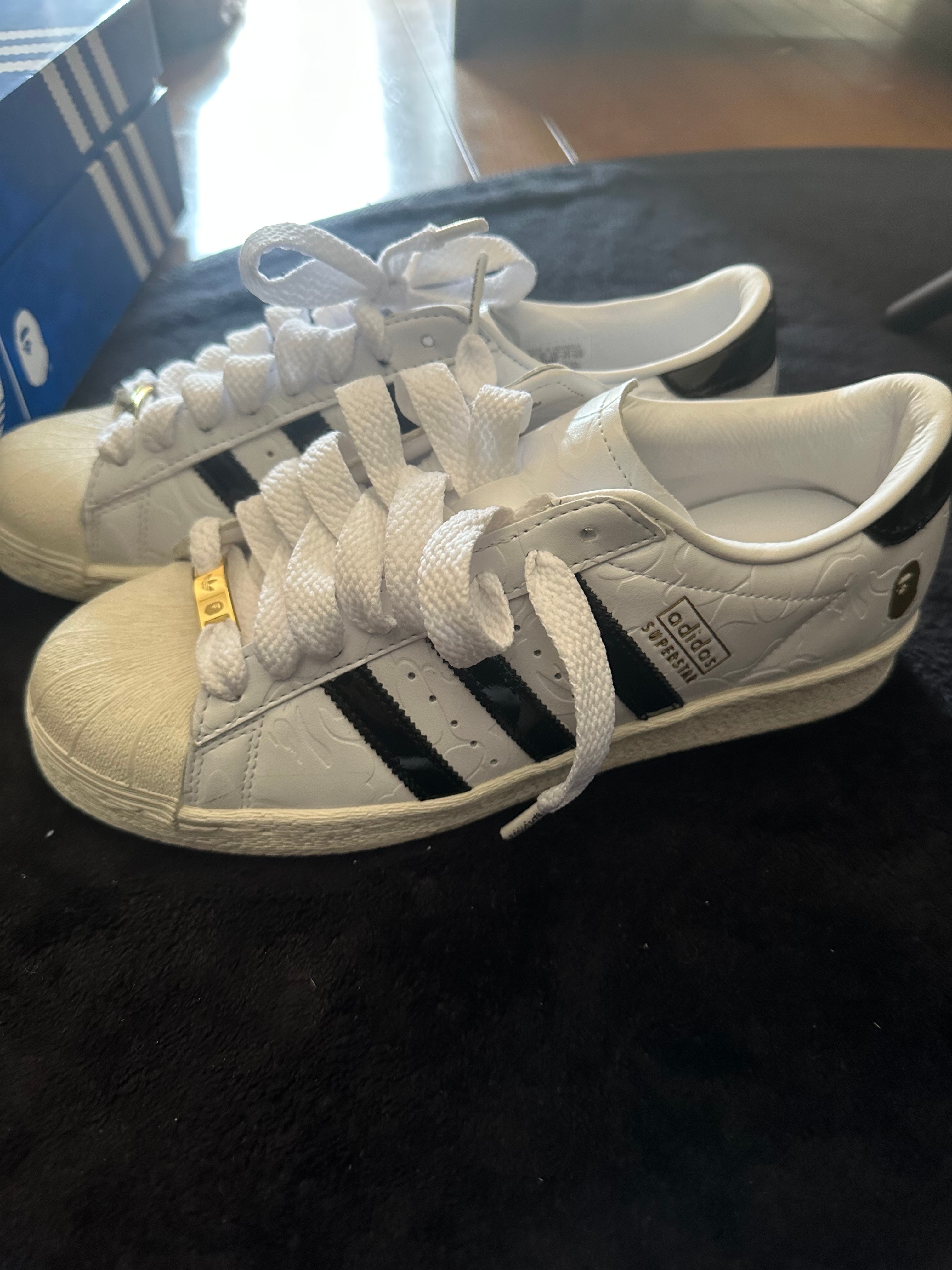 A BATHING APE × adidas Superstar 80s "White/Black"