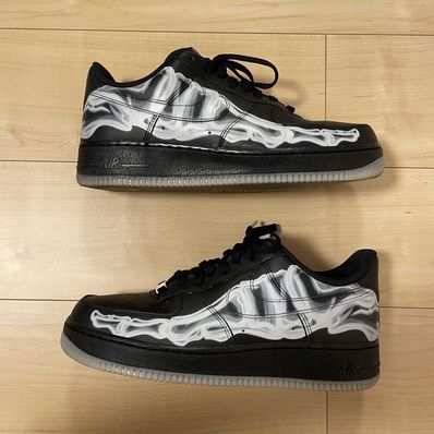 Nike Air Force 1 Low "Black Skeleton"