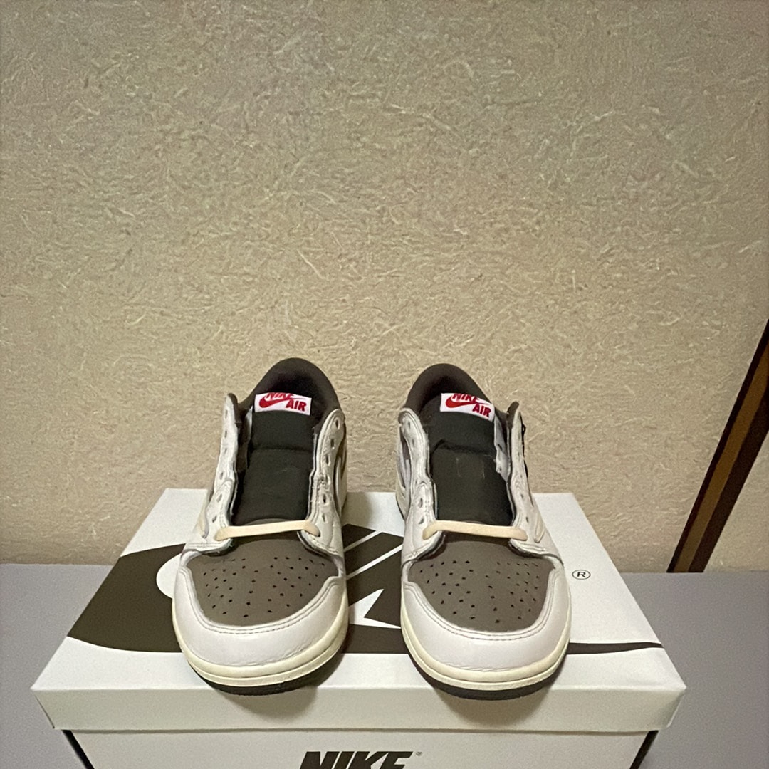 Travis Scott × Nike Air Jordan 1 Low OG SP "Reverse Mocha/Sail and Ridgerock"