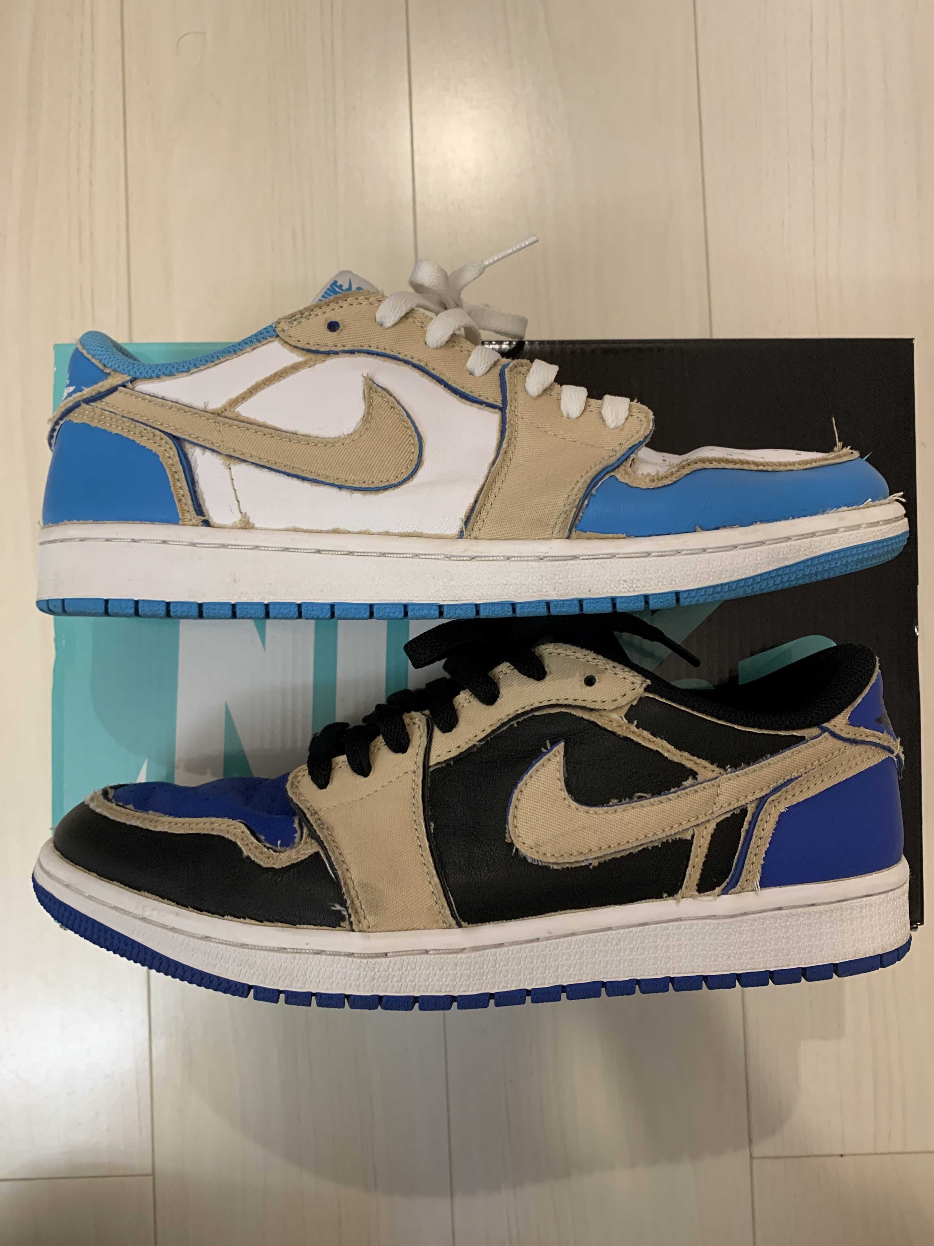 Nike SB Air Jordan 1 Low "Desert Ore/Royal Blue"