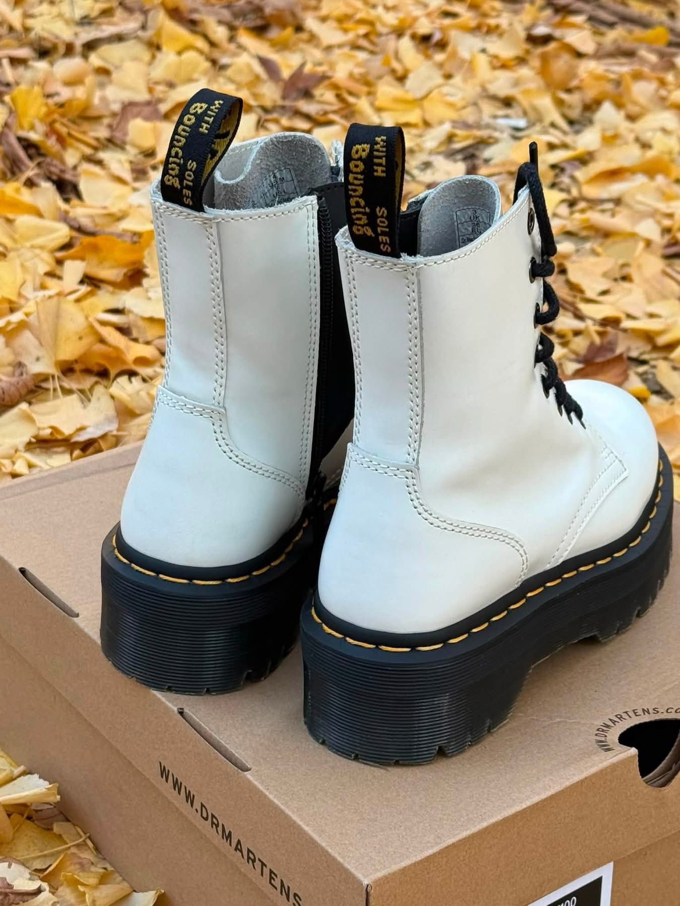 Dr.Martens Women's Audrick 8-Eye Boots "Vintage Taupe"