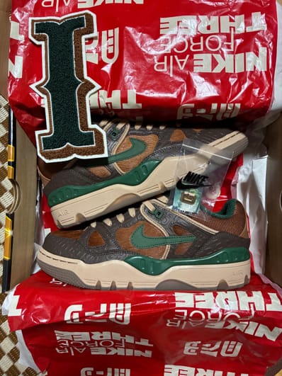 NIGO® × Nike Air Force 3 Low SP "Baroque Brown and Pecan" (NIGO Heel Logo)