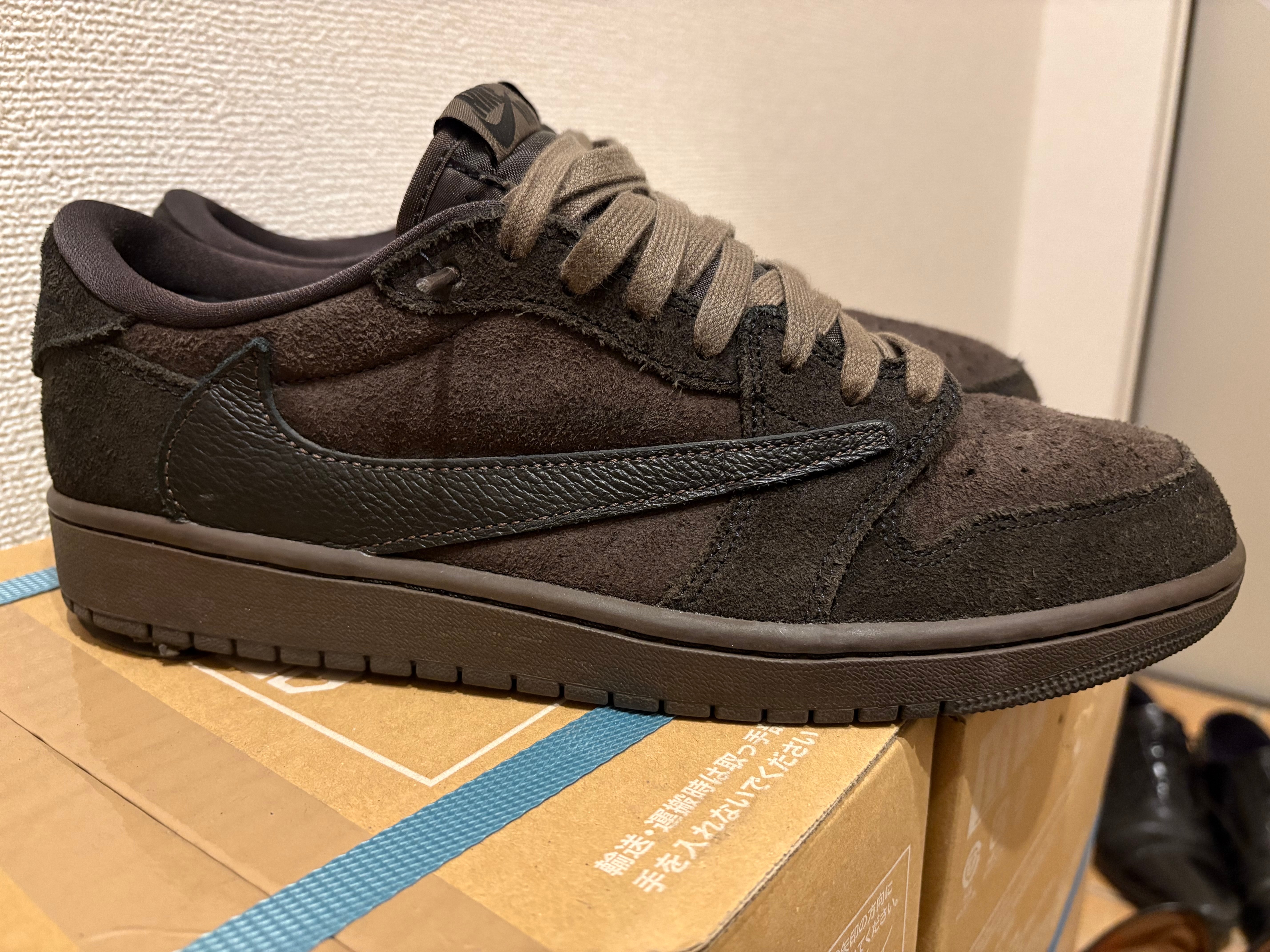 Travis Scott × Nike Air Jordan 1 Low OG SP "Velvet Brown and Dark Mocha"