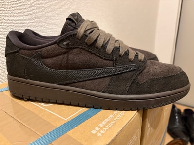 Travis Scott × Nike Air Jordan 1 Low OG SP "Velvet Brown and Dark Mocha"
