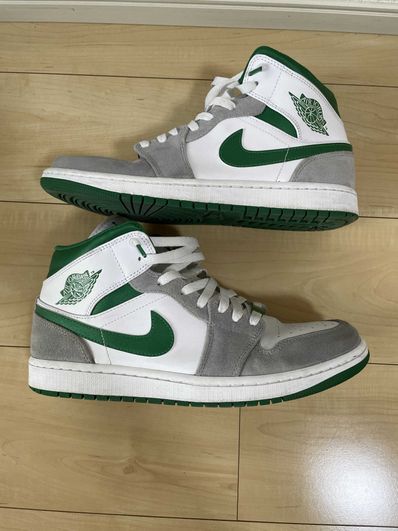 Nike Air Jordan 1 Mid "Green Grey White"