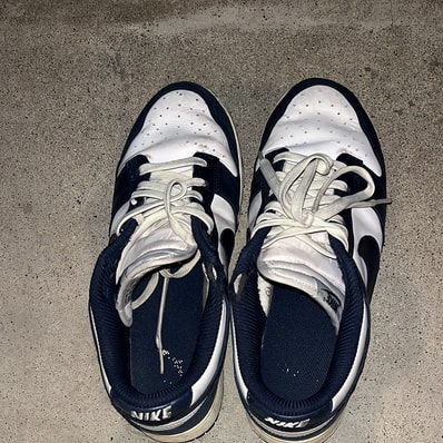 Nike Women's Dunk Low PRM "Midnight Navy and White"