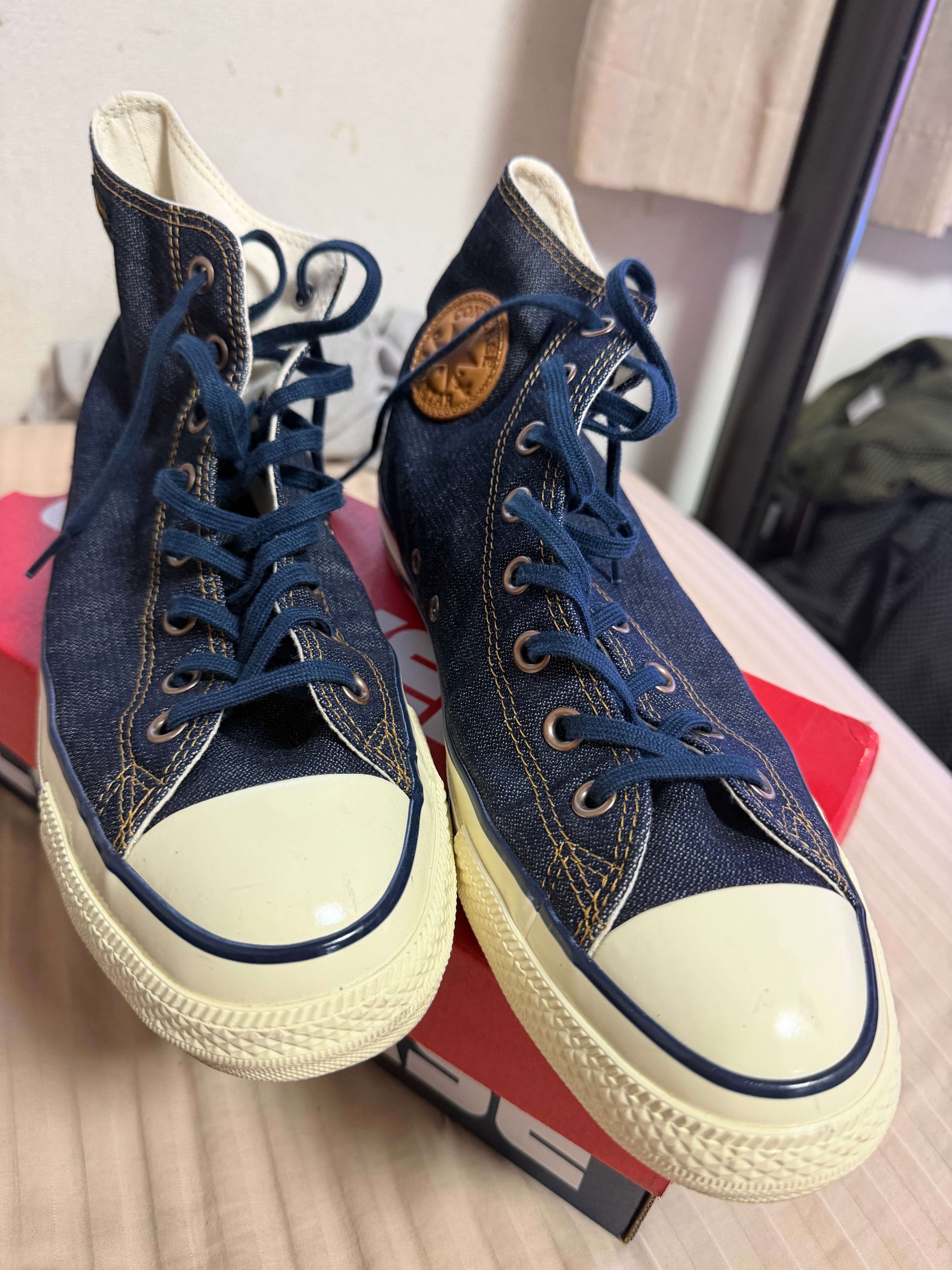 Wrangler × Converse All Star Aged BD Hi "Indigo"