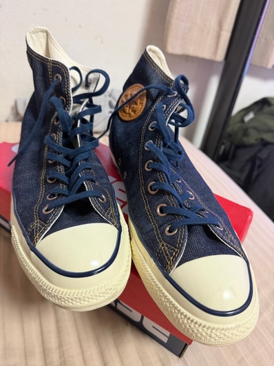 Wrangler × Converse All Star Aged BD Hi "Indigo"
