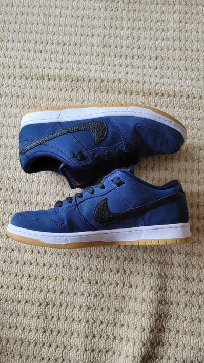 Nike SB Dunk Low Orange Label "Obsidian/Black-Light Gum Brown"
