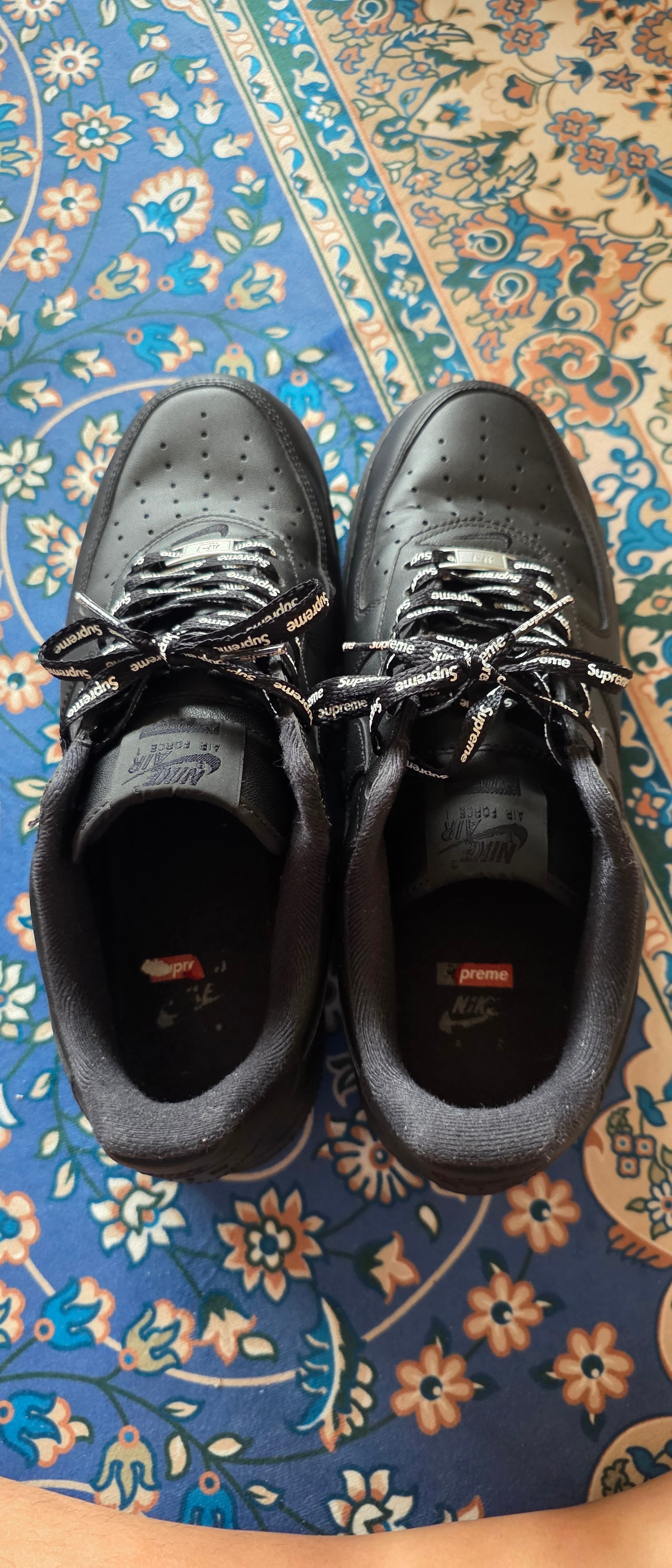 Supreme × Nike Air Force 1 Low "Black"