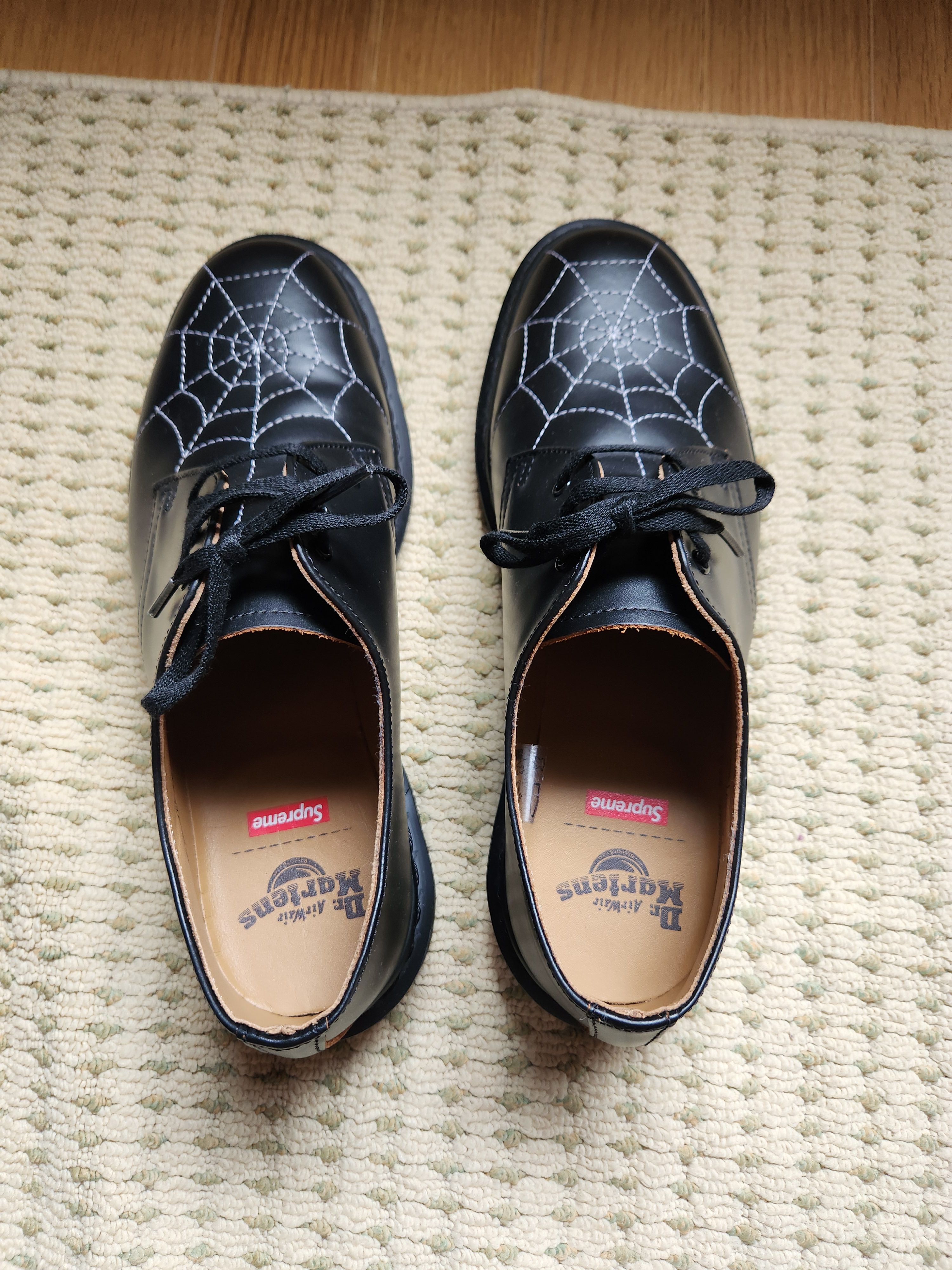 Supreme × Dr.Martens Spiderweb 3 Eye Shoe "Black"