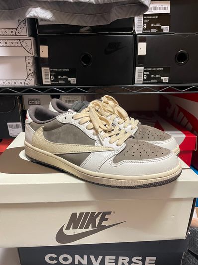 Travis Scott × Nike Air Jordan 1 Low OG SP "Reverse Mocha/Sail and Ridgerock"