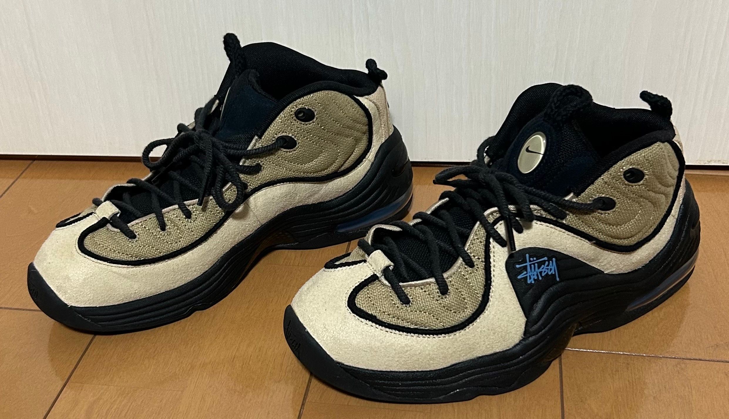 Stussy × Nike Air Penny 2 "Rattan and Limestone"