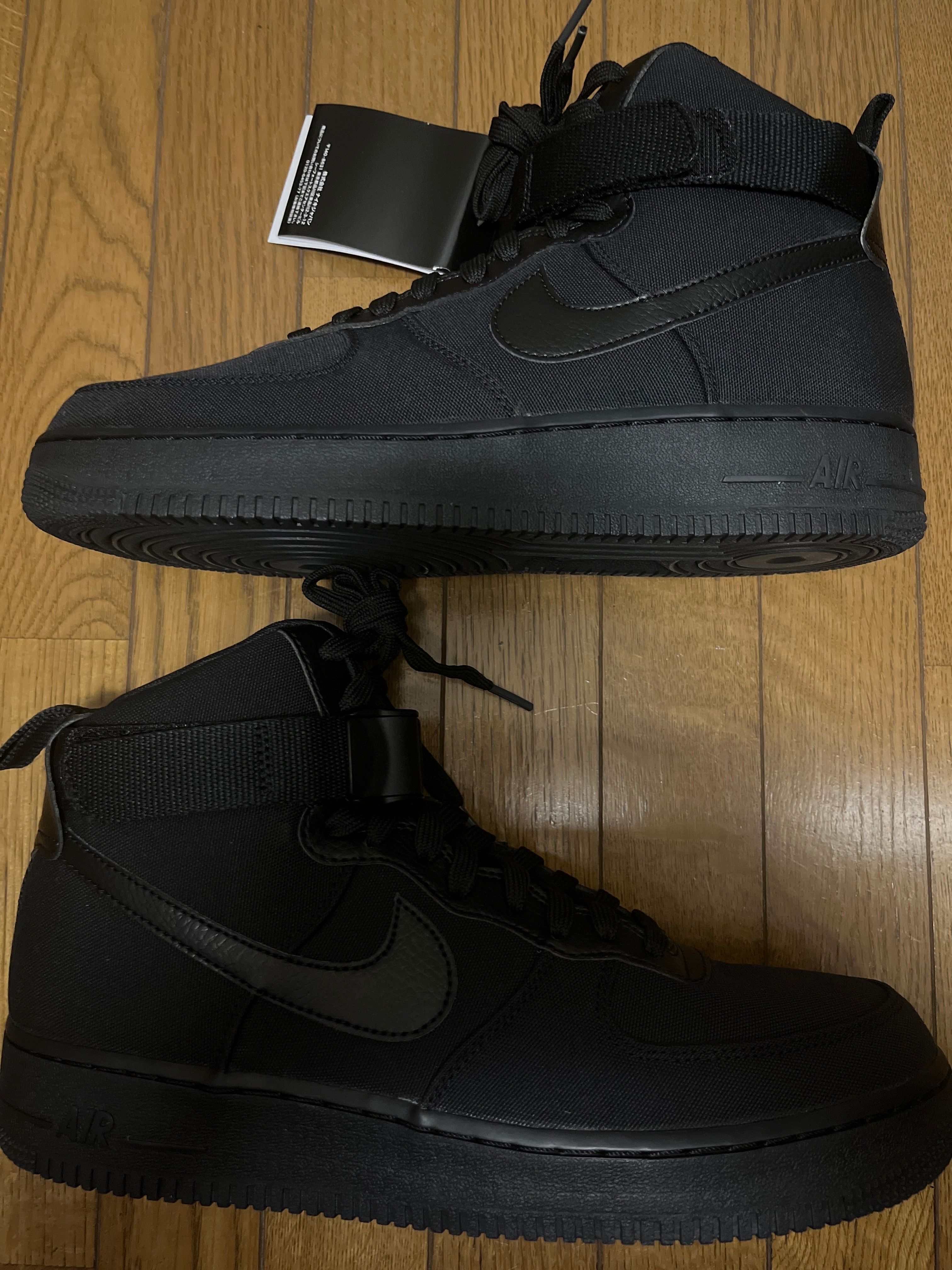 Nike Air Force 1 High '07 Canvas "Black Black Anthracite"