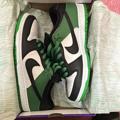 Nike SB Dunk Low Pro "Black and Classic Green"