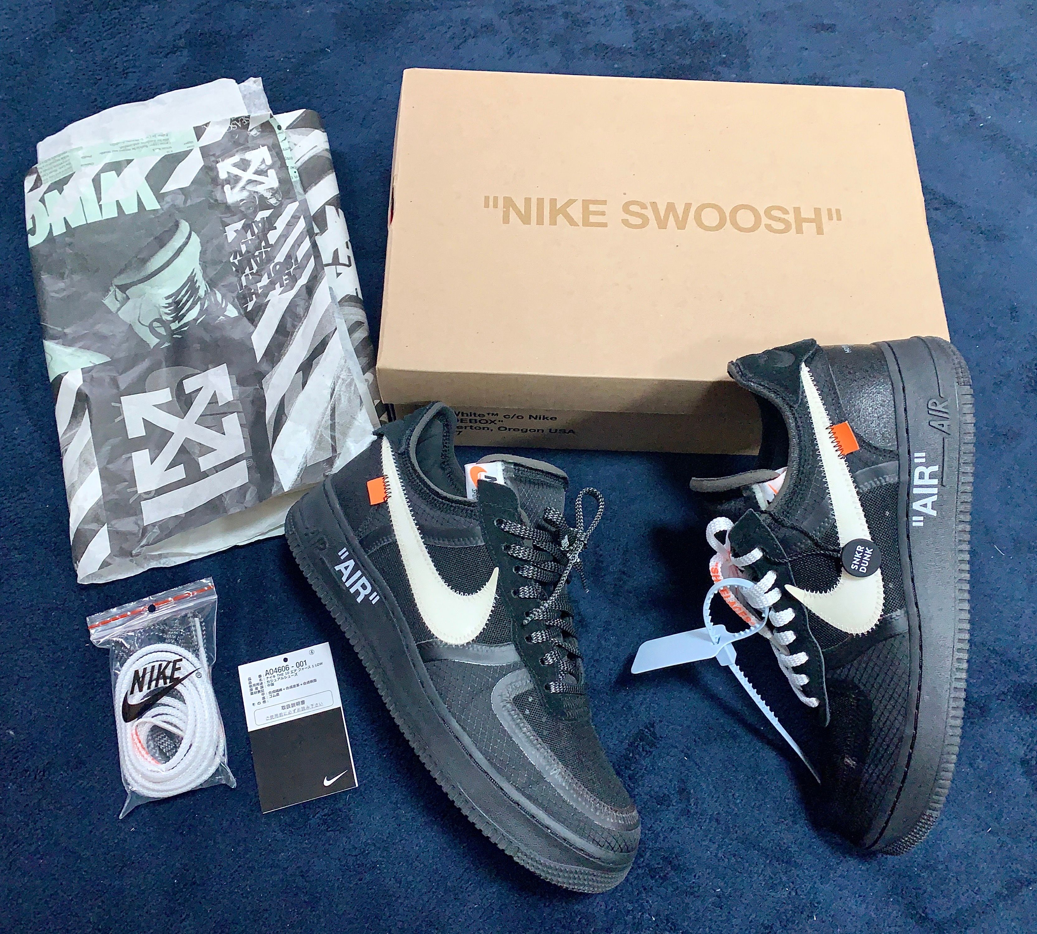 Off-White × Nike Air Force 1 Low "Black"