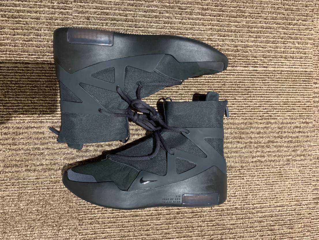 Fear Of God × Nike Air  1 "Triple Black"
