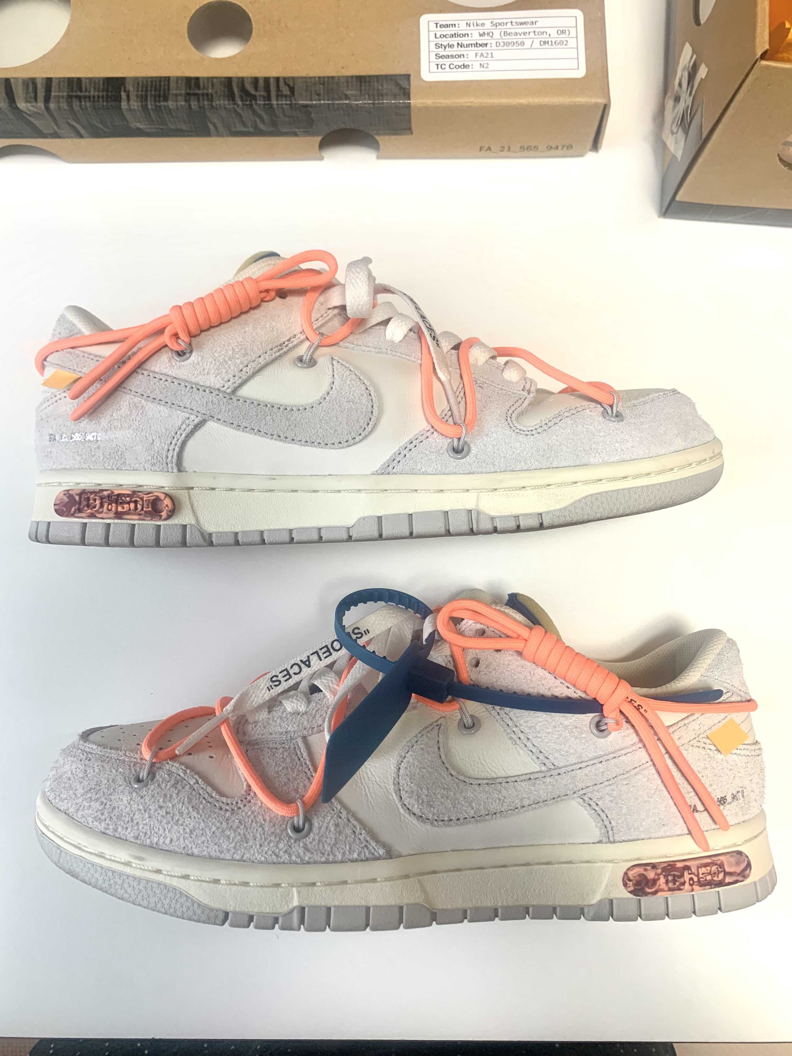 Off-White × Nike Dunk Low 1 of 50 "Lot.19" 