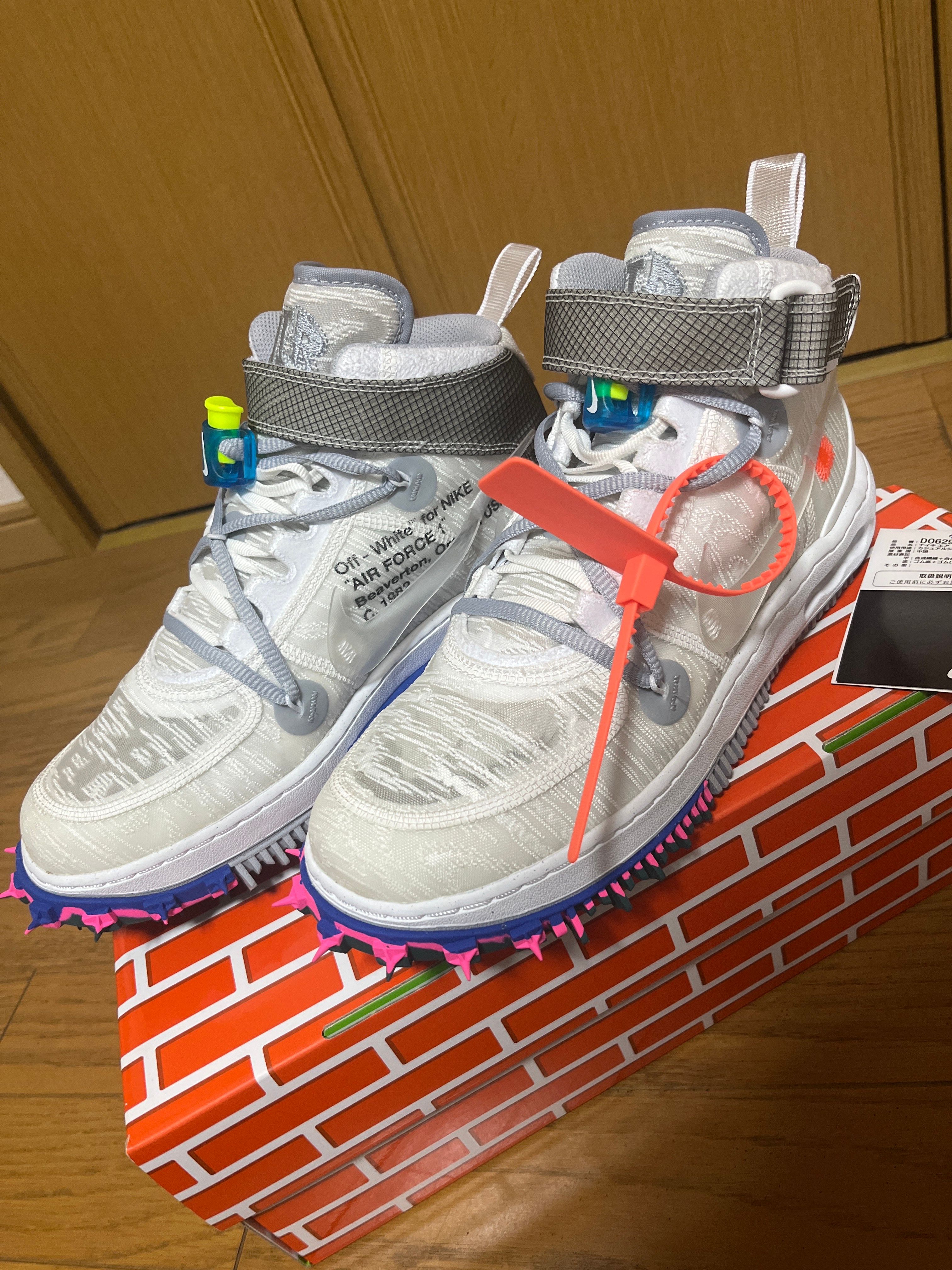 Off-White × Nike Air Force 1 Mid "White"