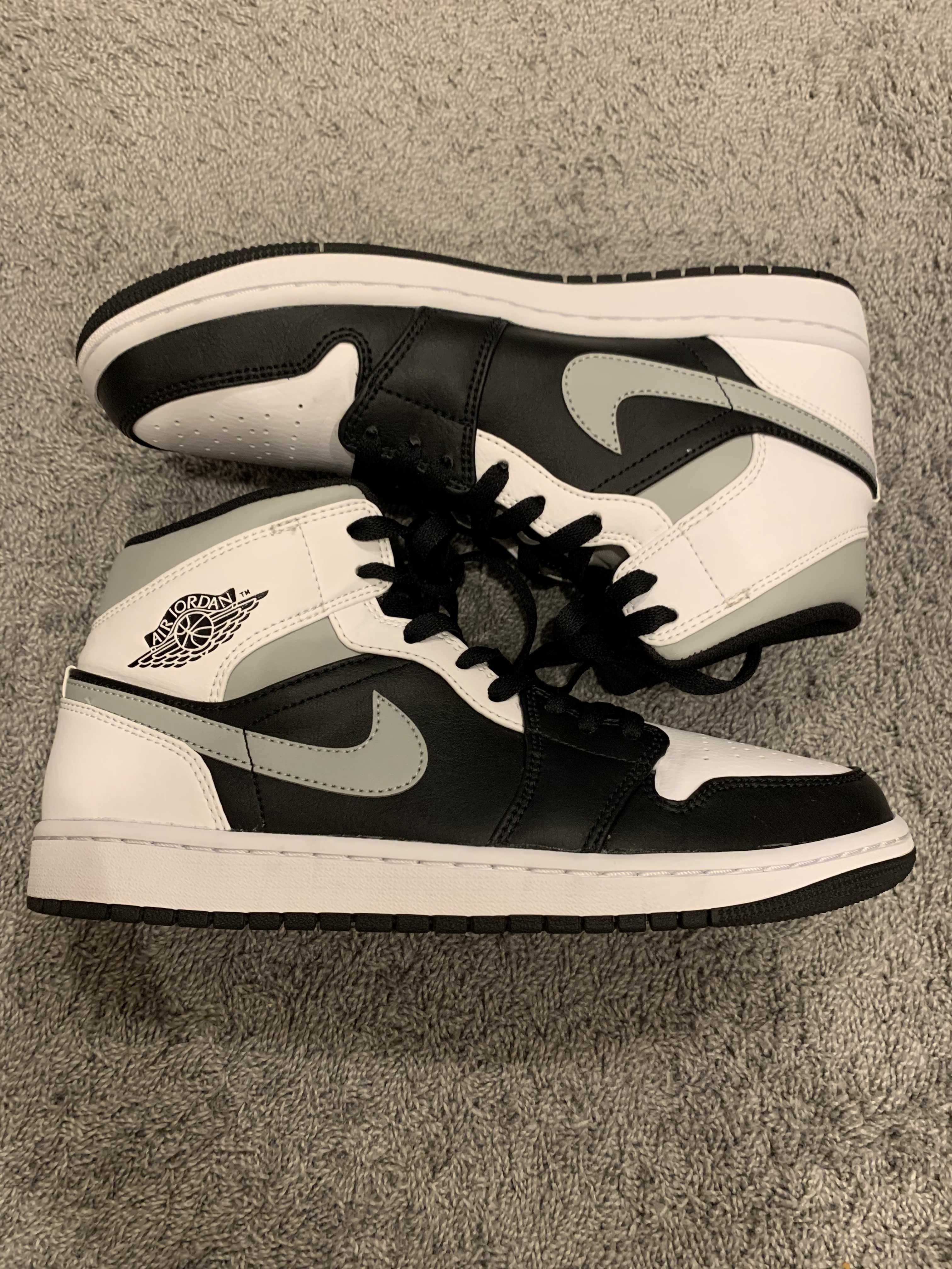 NIKE AIR JORDAN 1 MID "WHITE SHADOW"