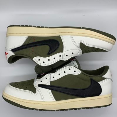 Travis Scott × Nike Air Jordan 1 Low OG SP "Reverse Olive"