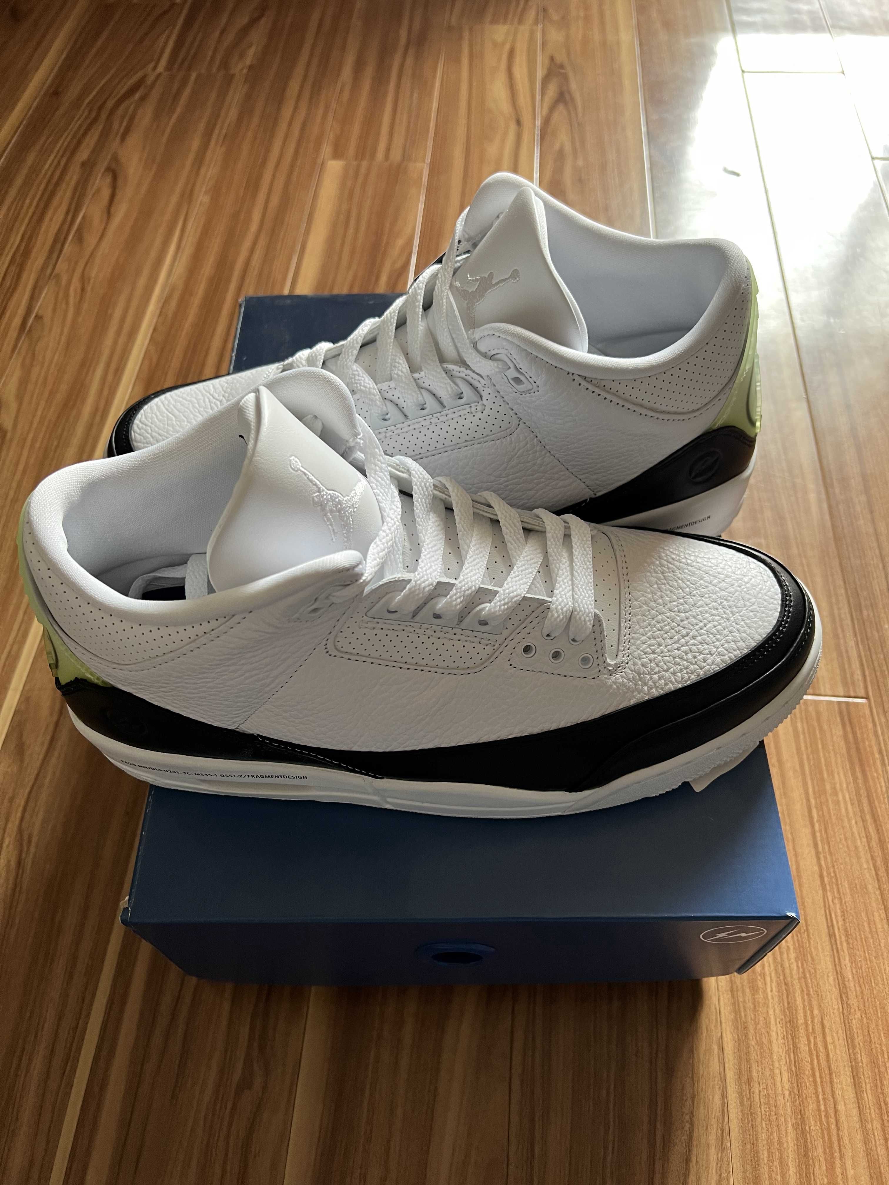 Fragment × Nike Air Jordan 3 "White/Black"