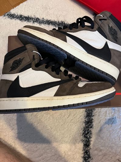 Travis Scott × Nike Air Jordan 1 Retro High OG TS SP "Sail/Dark Mocha"