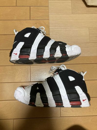 Nike Air More up Tempo "White/Black/University Red"(~2018)