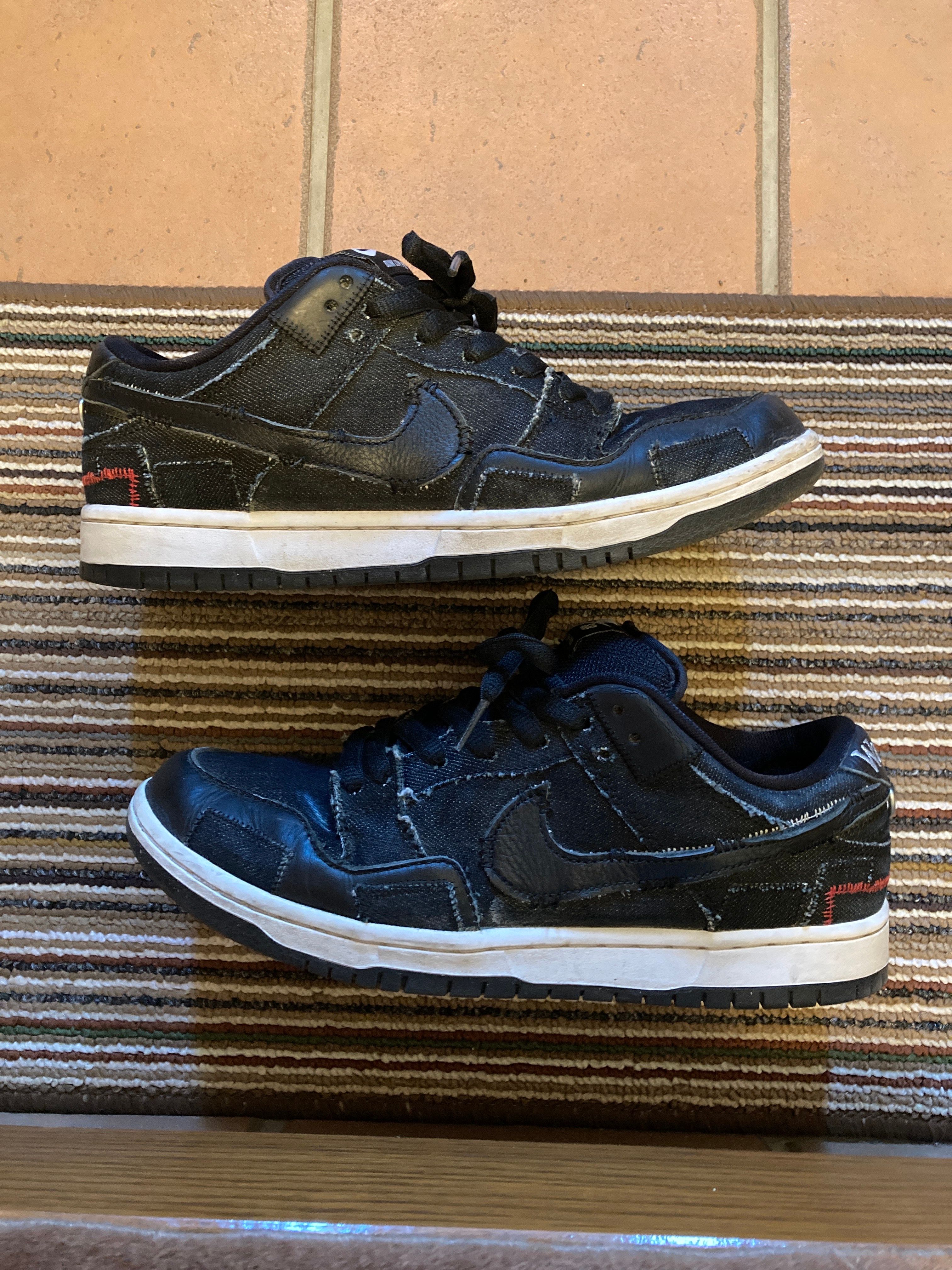 Wasted Youth × Nike SB Dunk Low "Black Denim" / VERDY