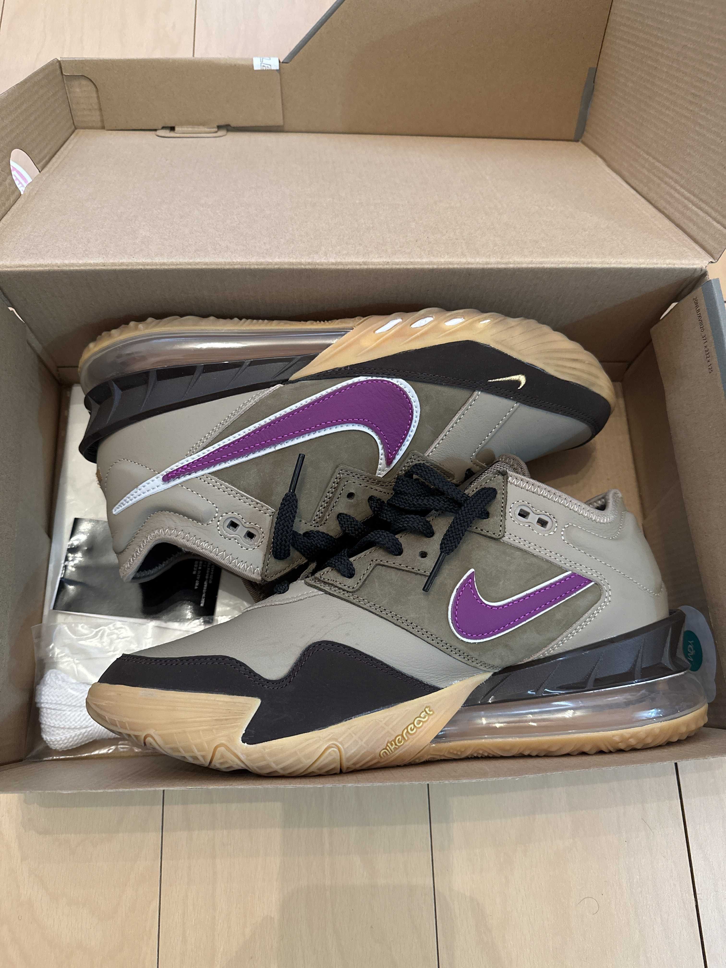 atmos × Nike LeBron 18 Low "Viotech"