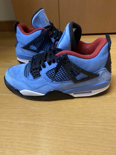 Travis Scott × Nike Air Jordan 4 Retro Cactus Jack "University Blue"