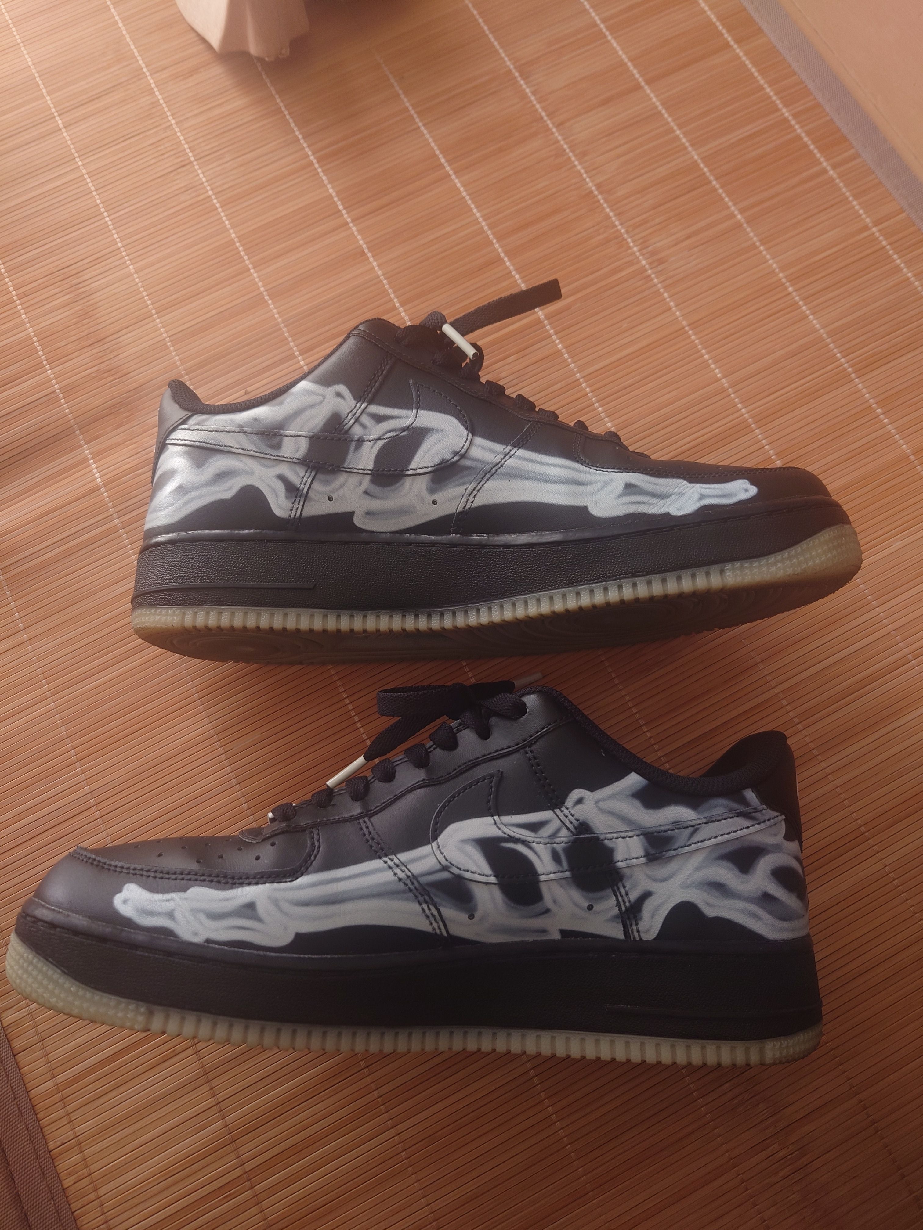 Nike Air Force 1 Low "Black Skeleton"