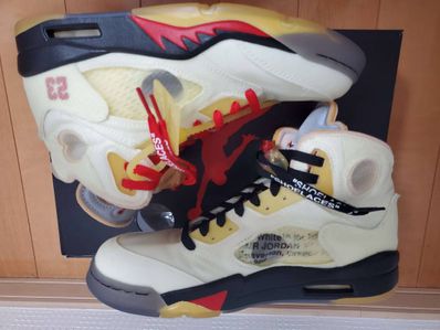 Off-White × Nike Air Jordan 5 "Sail"