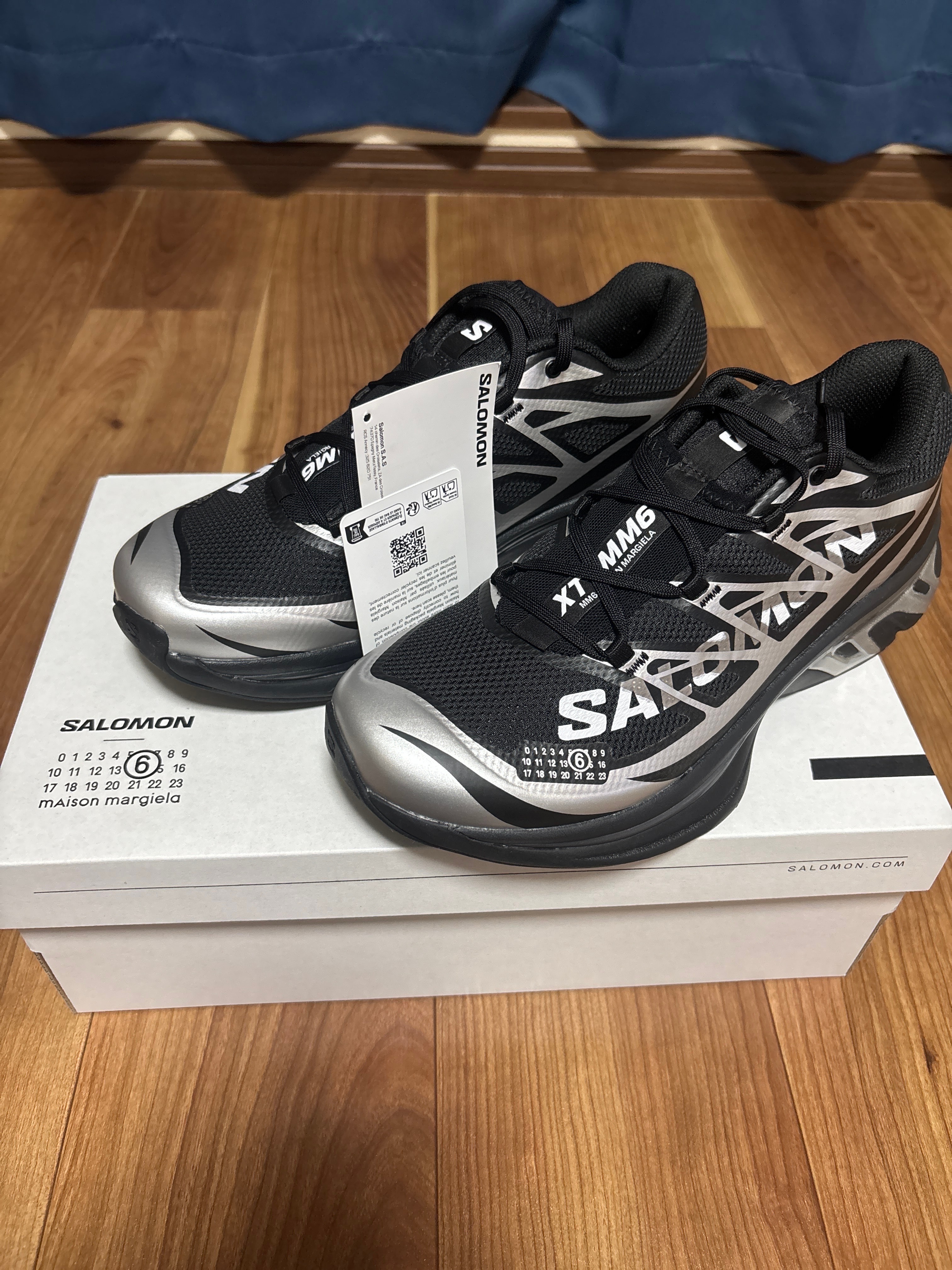 MM6メゾンマルジェラ × サロモン XT-MM6 "ブラック/Ftwシルバー"