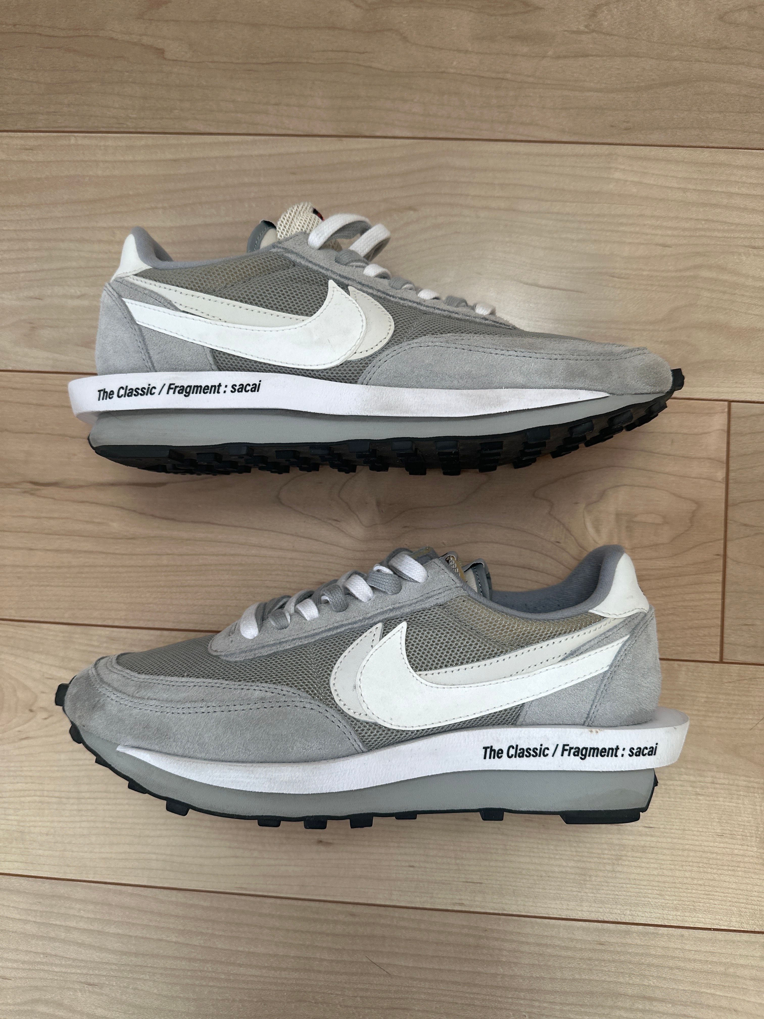 Fragment × sacai × Nike LD Waffle "Light Smoke Grey"