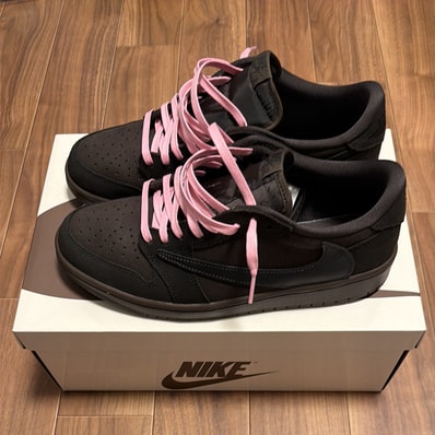 Travis Scott × Nike Air Jordan 1 Low OG SP "Velvet Brown and Dark Mocha"