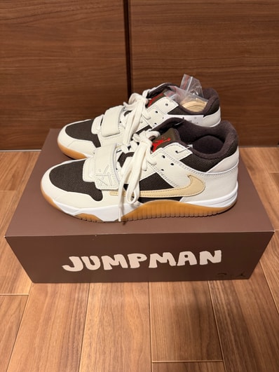 Travis Scott × Nike Jordan Jumpman Jack TR "Sail and Dark Mocha"