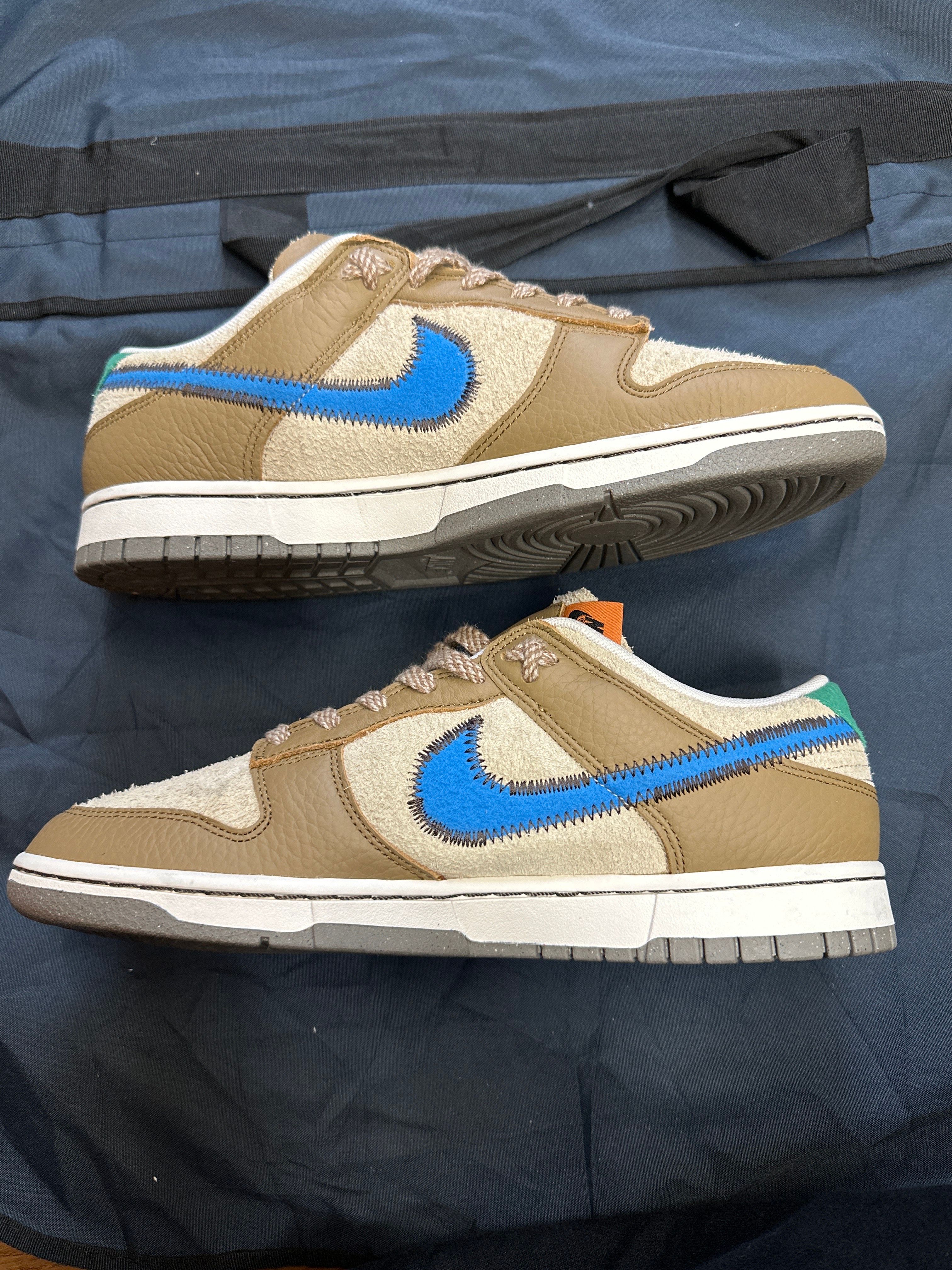 size? × Nike Dunk Low "Dark Driftwood/Photo BlueRattan"