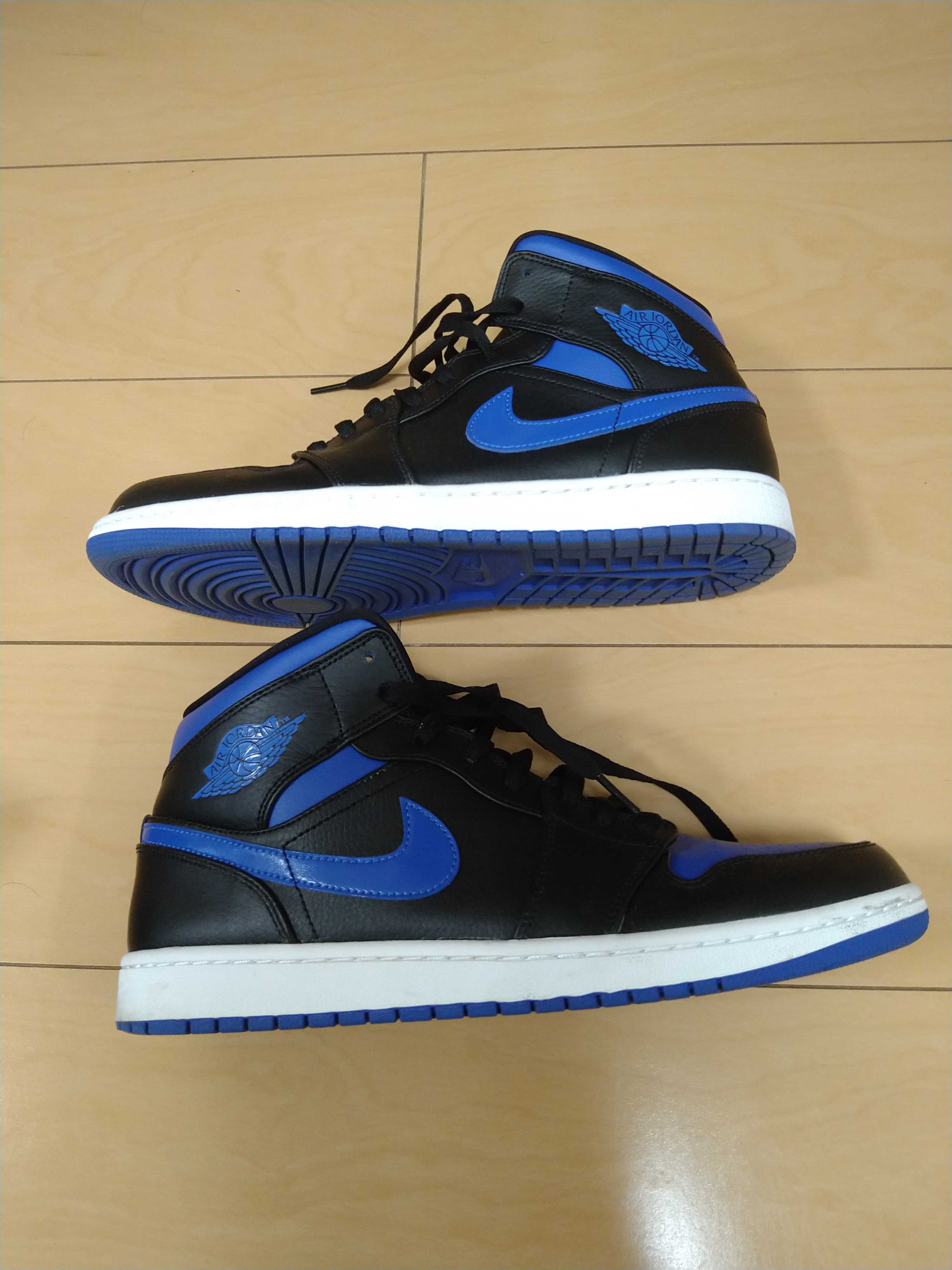 NIKE AIR JORDAN 1 MID "BLACK/BLUE"