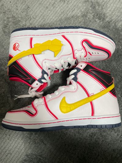 Gundam Unicorn × Nike SB Dunk High PRO QS "UNICORN"