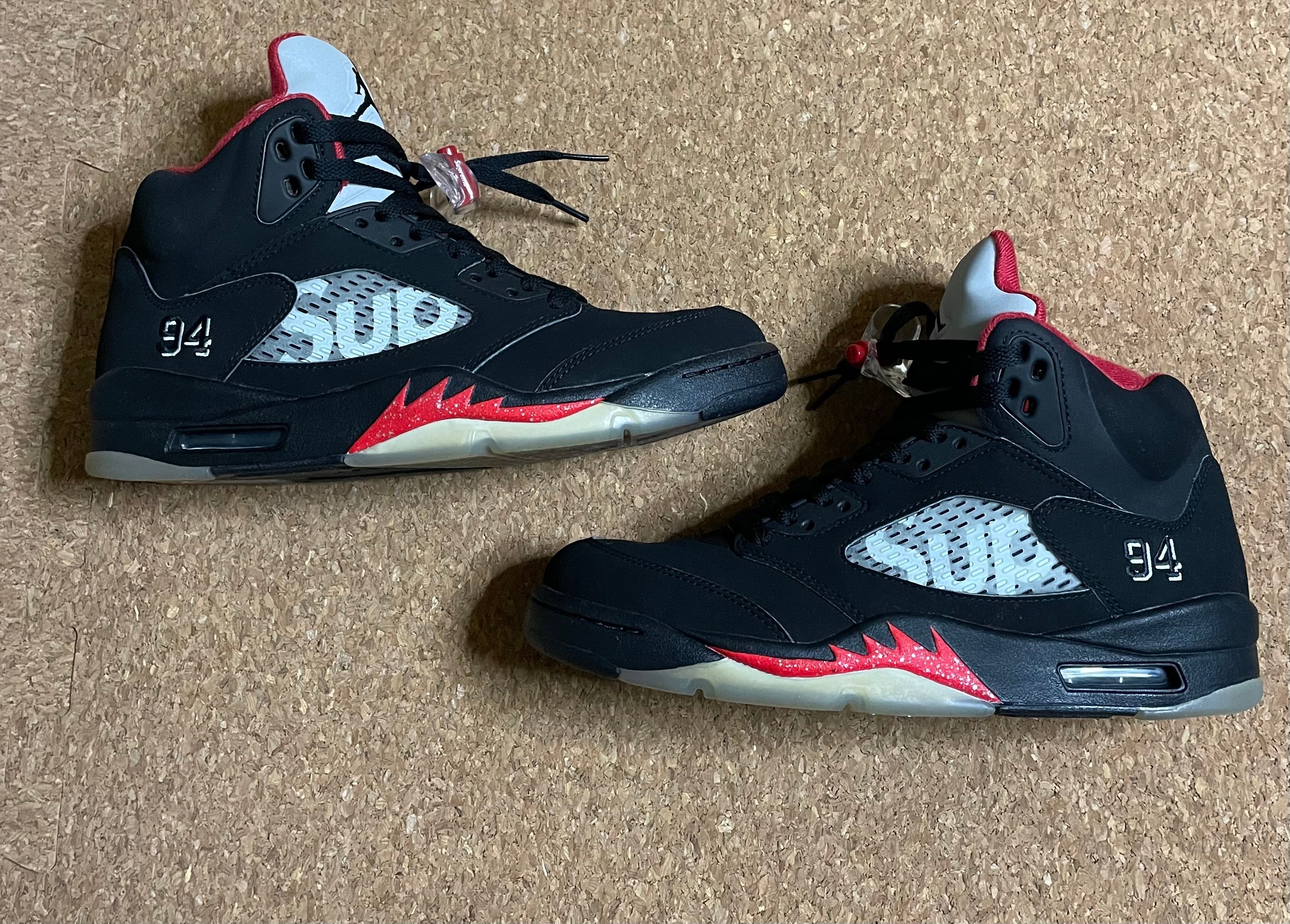 Supreme × Nike Air Jordan 5 Retro "Black"