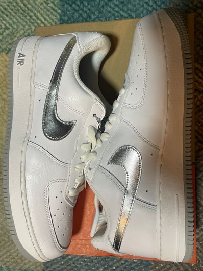 Nike Air Force 1 Low Color of the Month "Silver Swooshes"