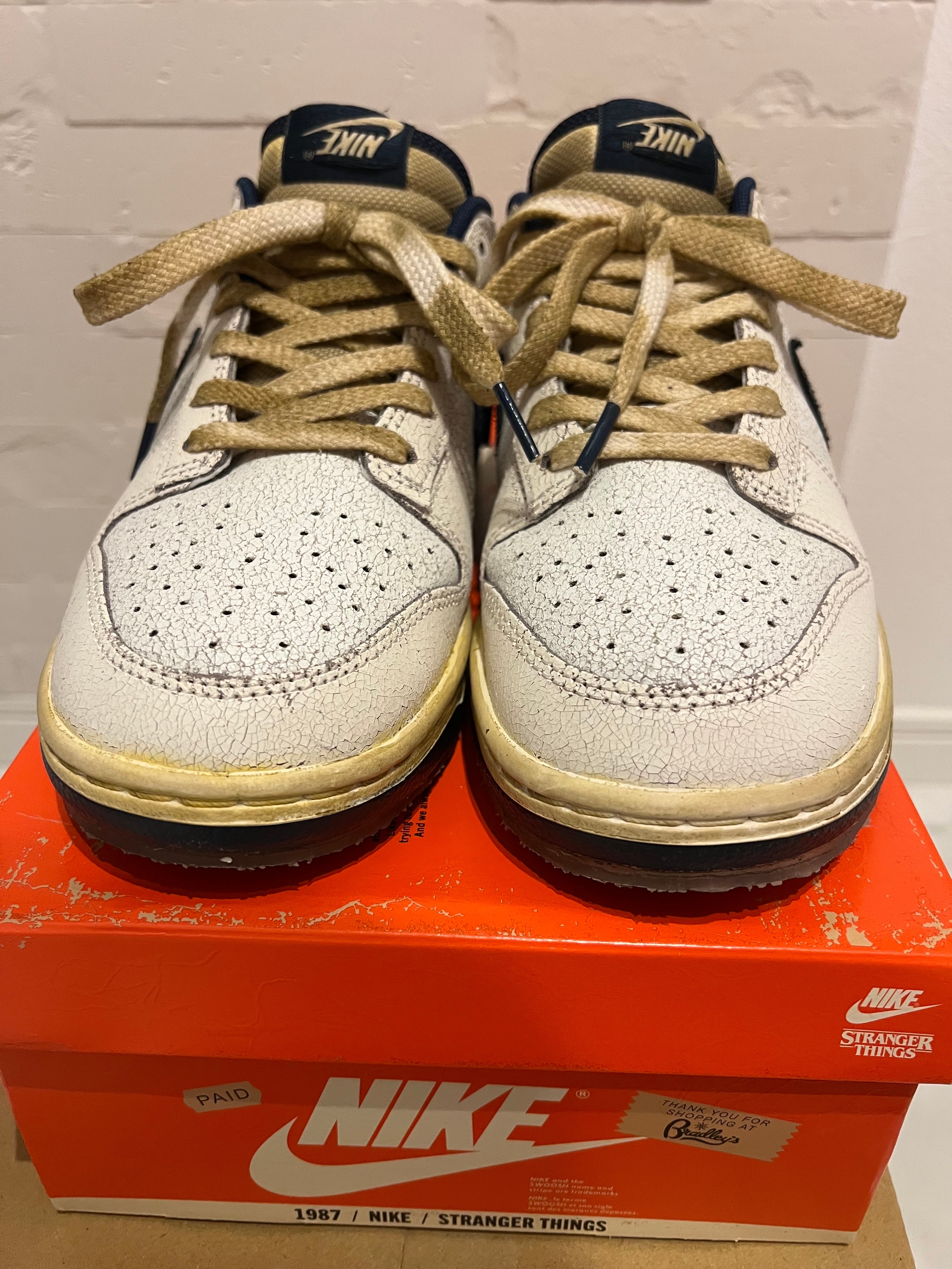 Stranger Things × Nike Dunk Low "Phantom/Midnight Navy"