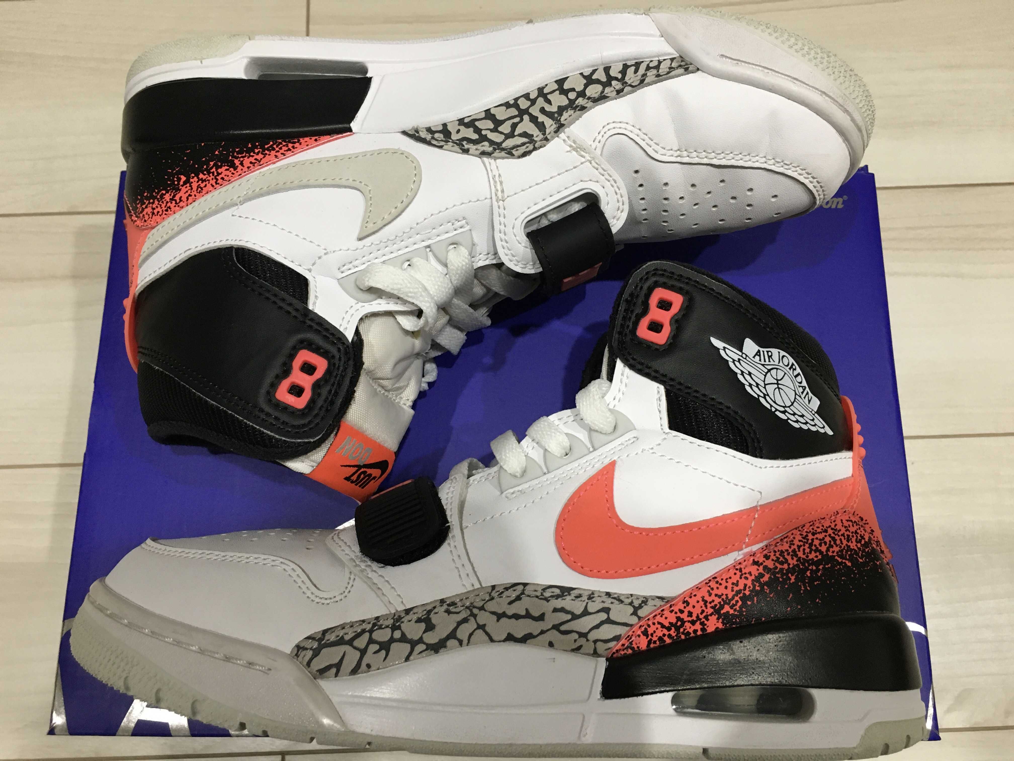 DON C × NIKE JORDAN LEGACY 312 HOT LAVA-BLACK-ZEN "GREY"