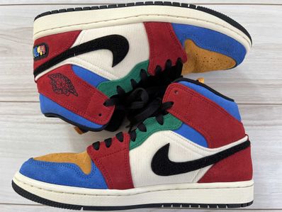 BLUE THE GREAT×NIKE AIR JORDAN 1 MID FEARLESS "MULTI"