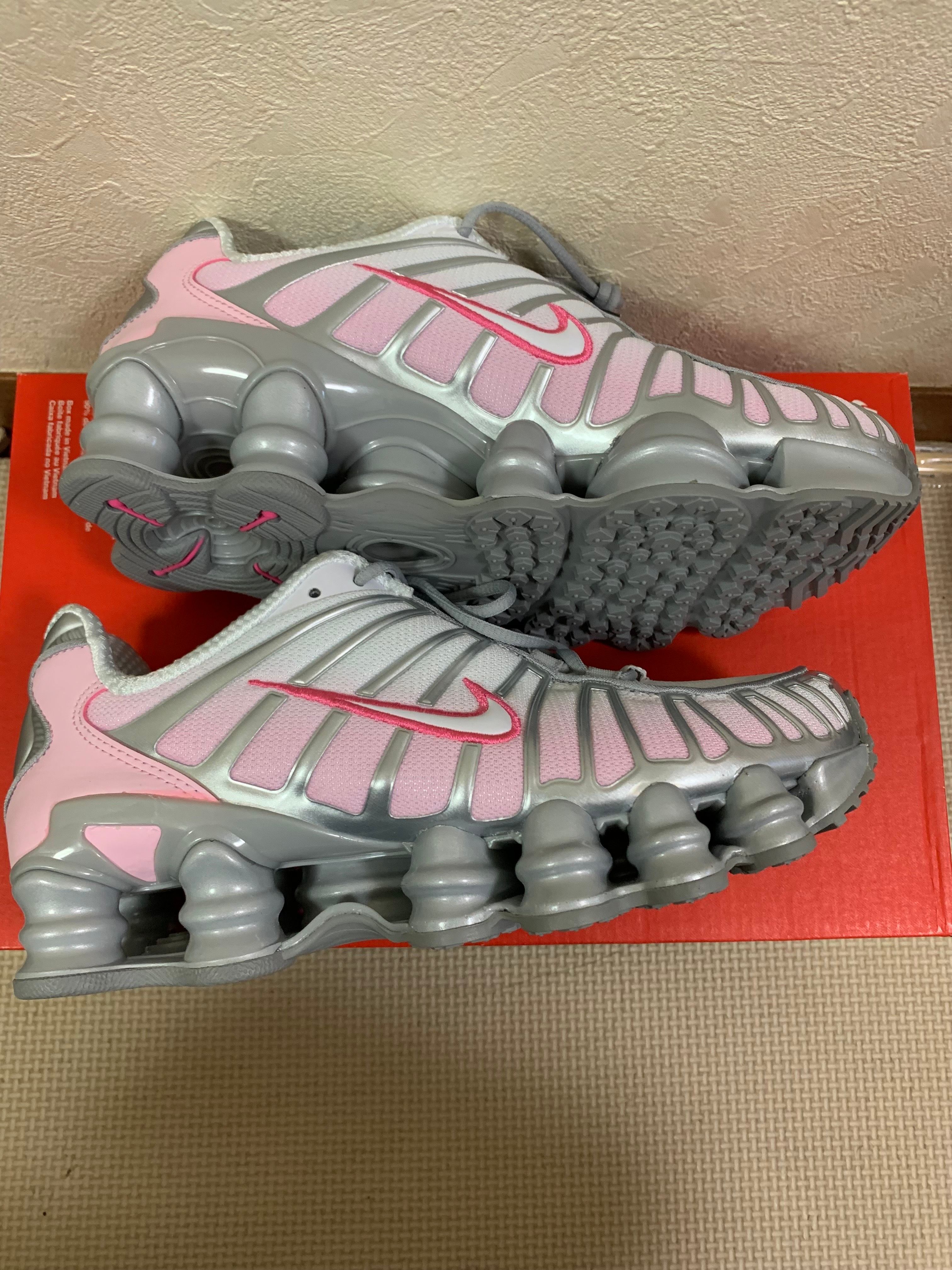Nike Women's Shox TL "Metallic Platinum/Pinksicle"